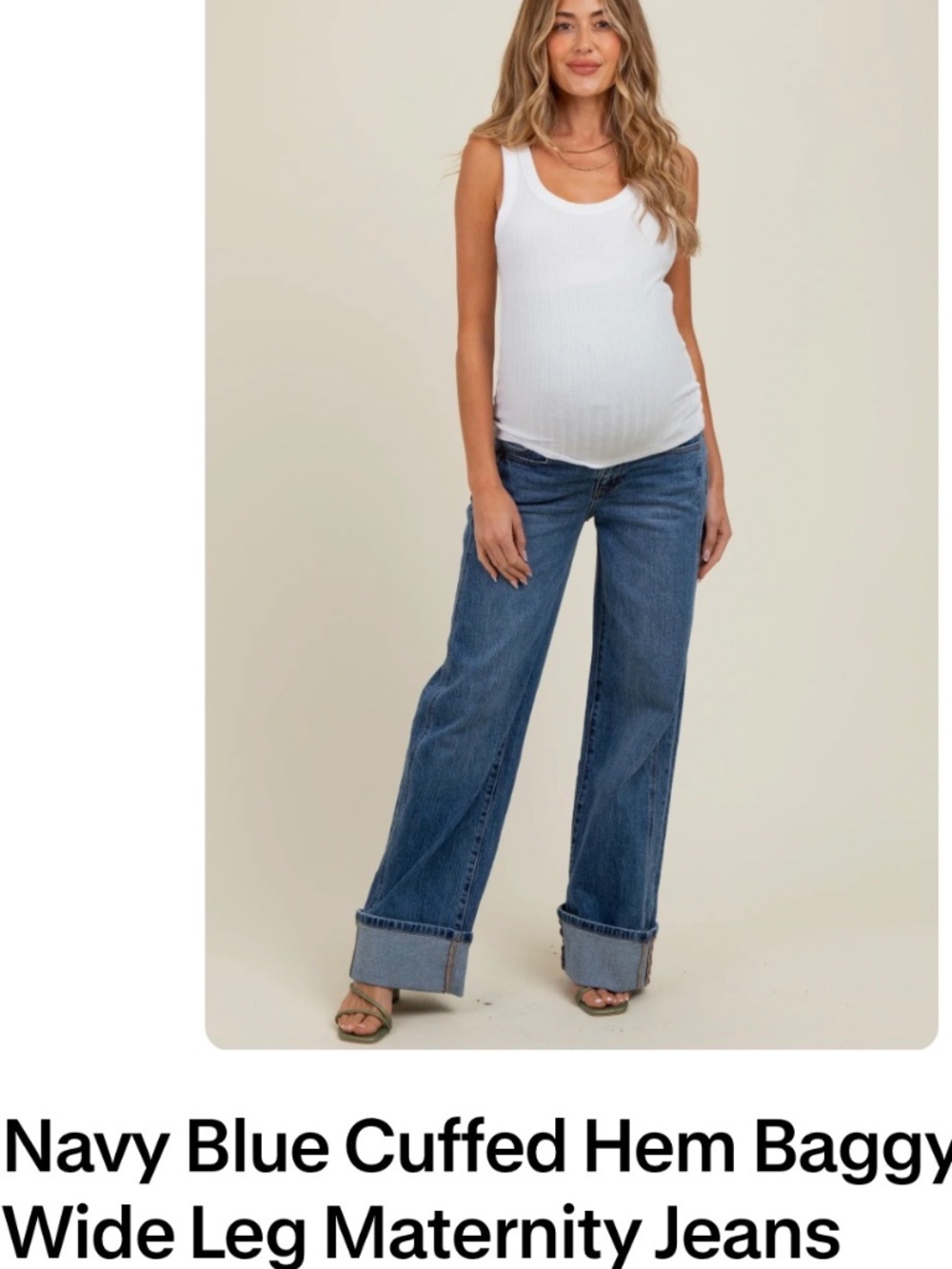 2 pairs maternity jeans-pink blush, motherhood